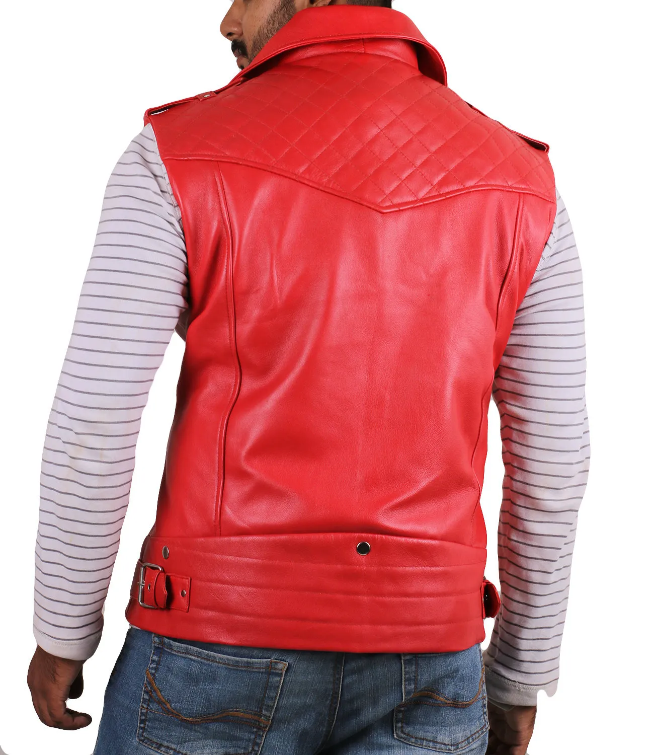 Aeloria Leather Motorcycle Vest