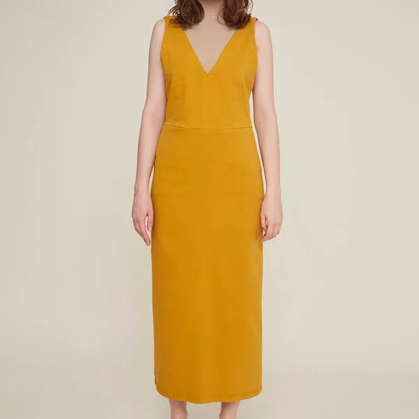 Alda Dress in Mustard