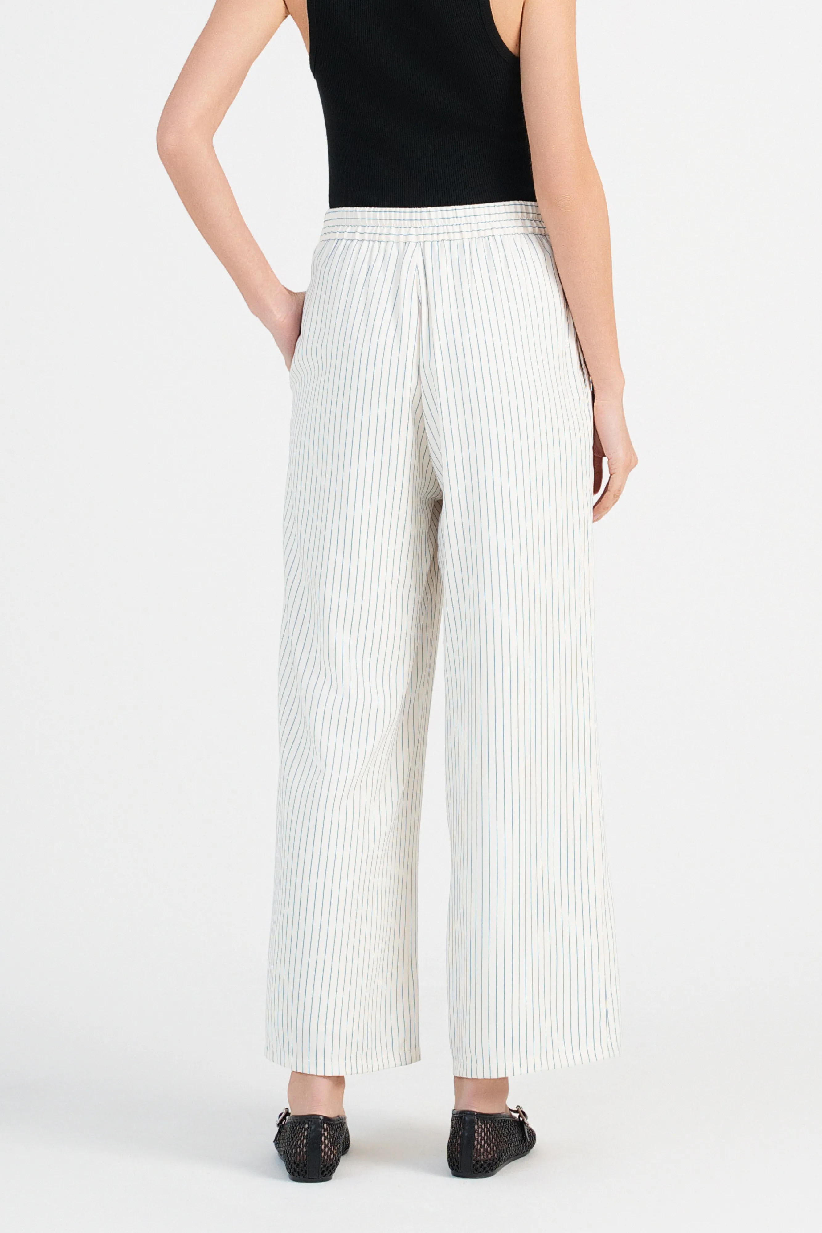 [Backorder] Como Striped Straight Leg Pants