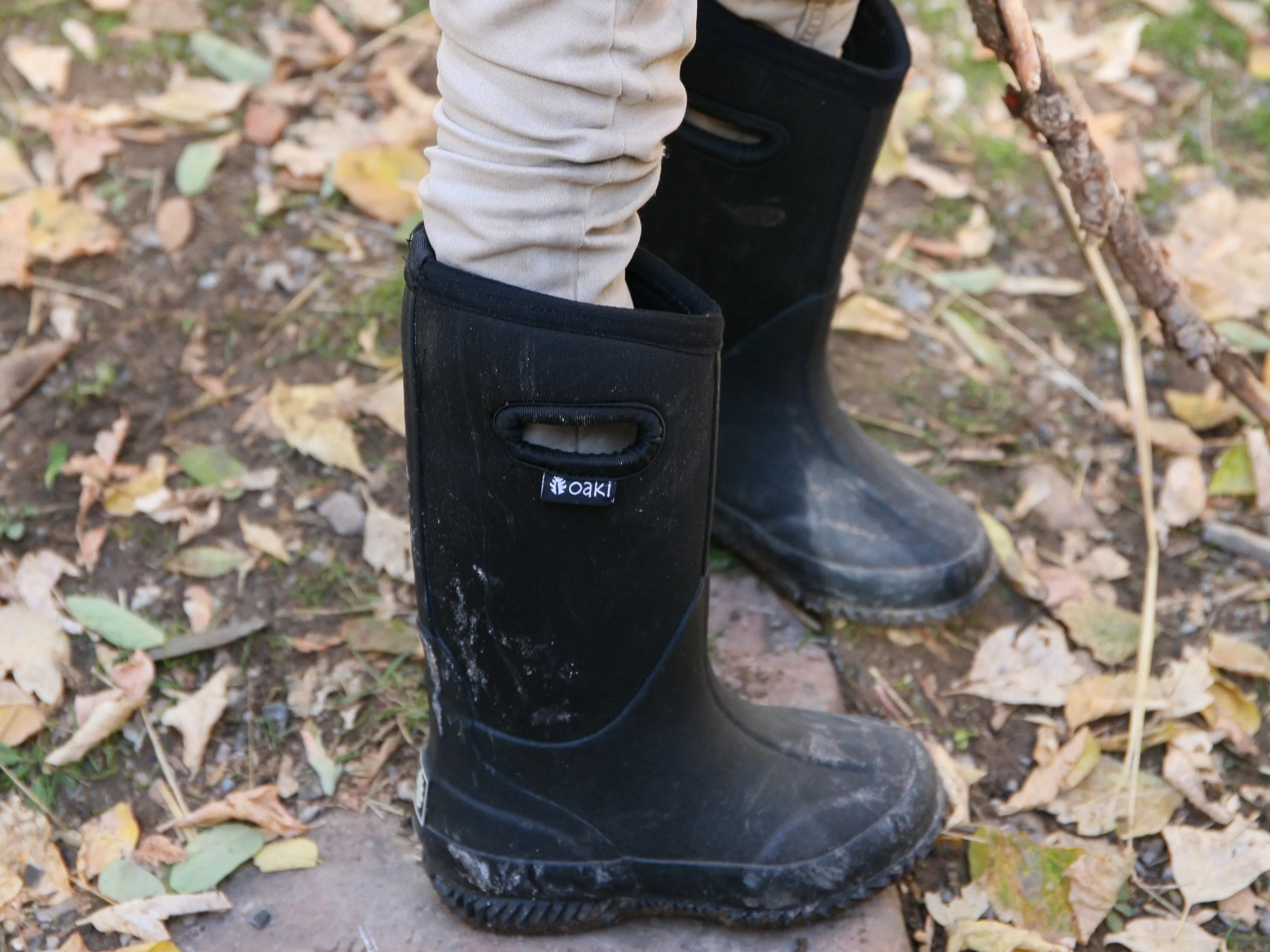 Black Neoprene Rain/Snow Boots