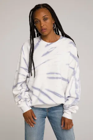 BOYFRIEND SWEATSHIRT | LILAC TIE DYE001