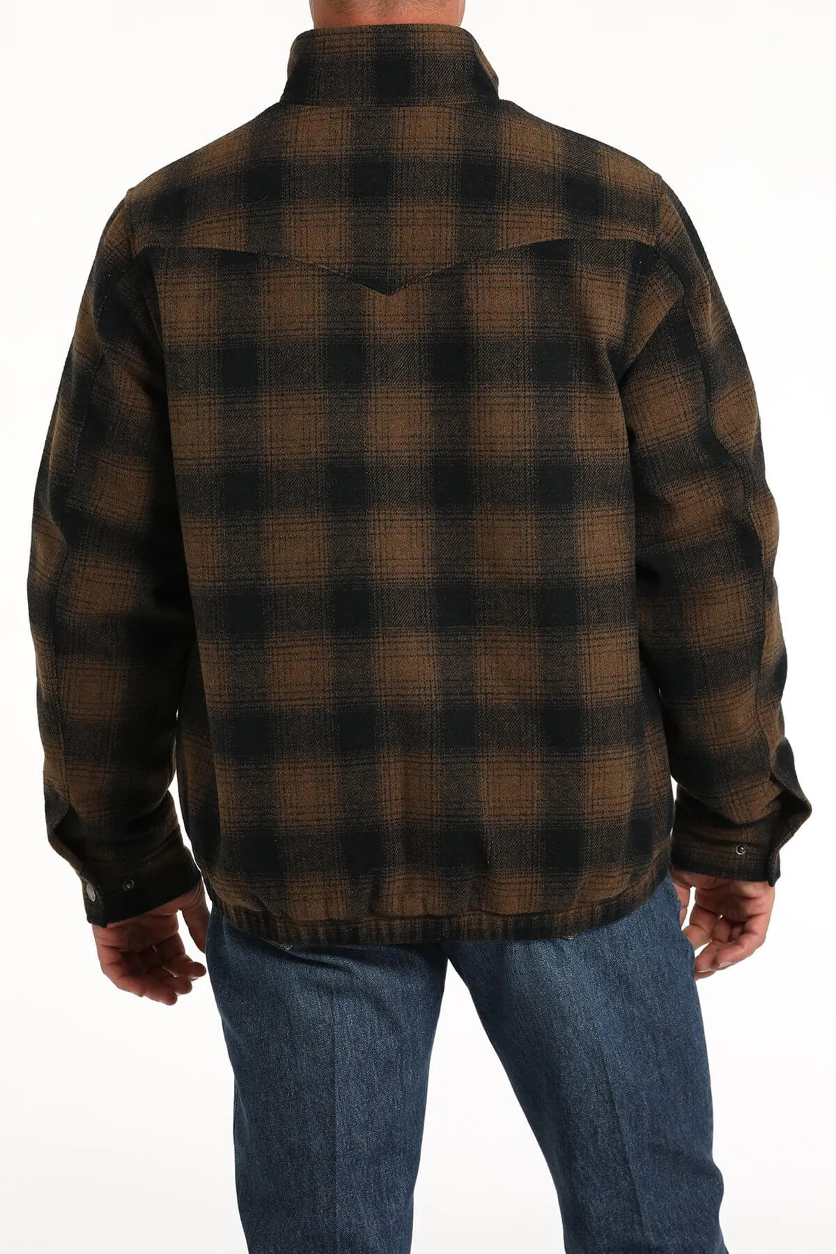 Cinch | Brown Plaid Concealed Carry Trucker Jacket