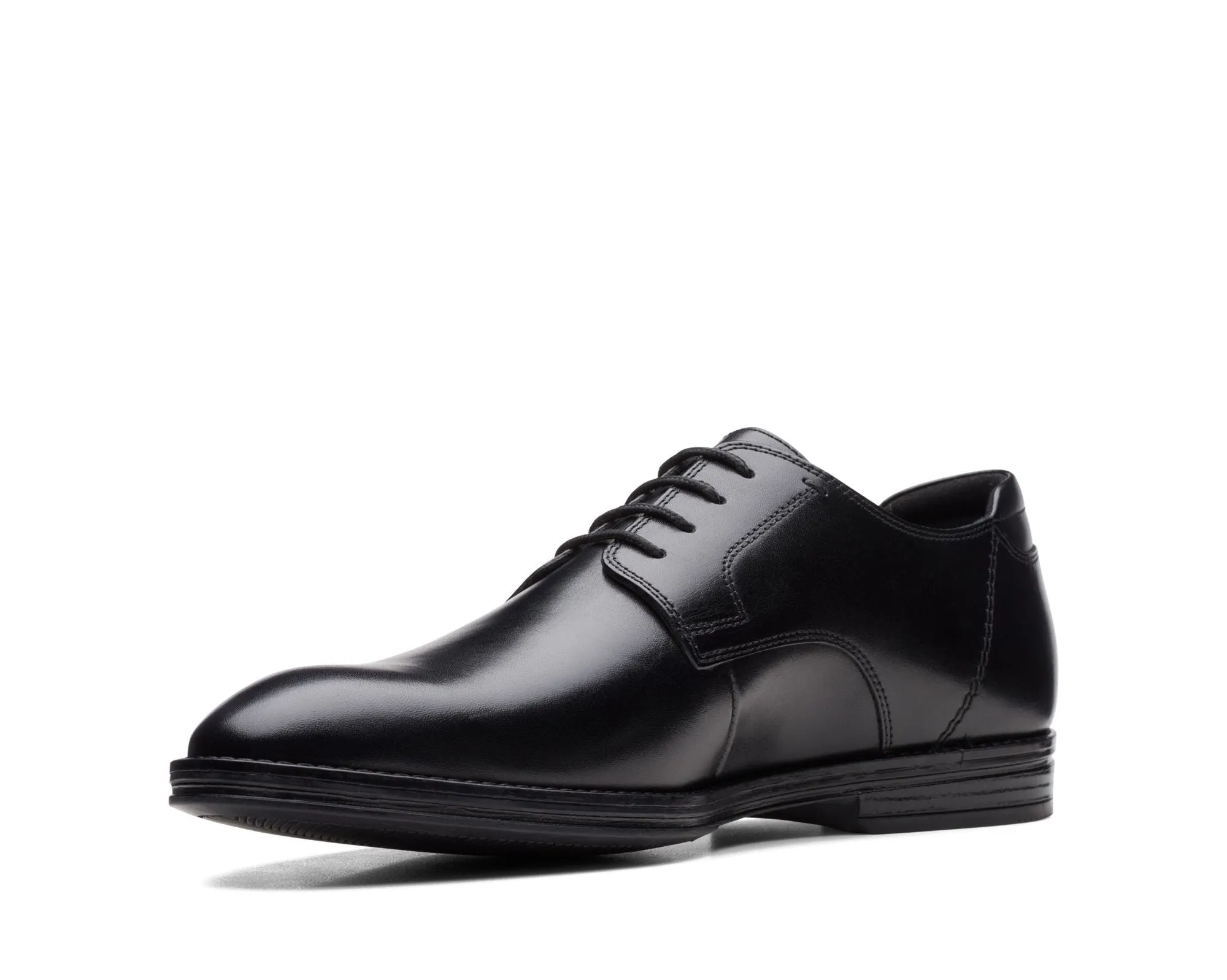 Clarks Citi Stride Walk Black Leather