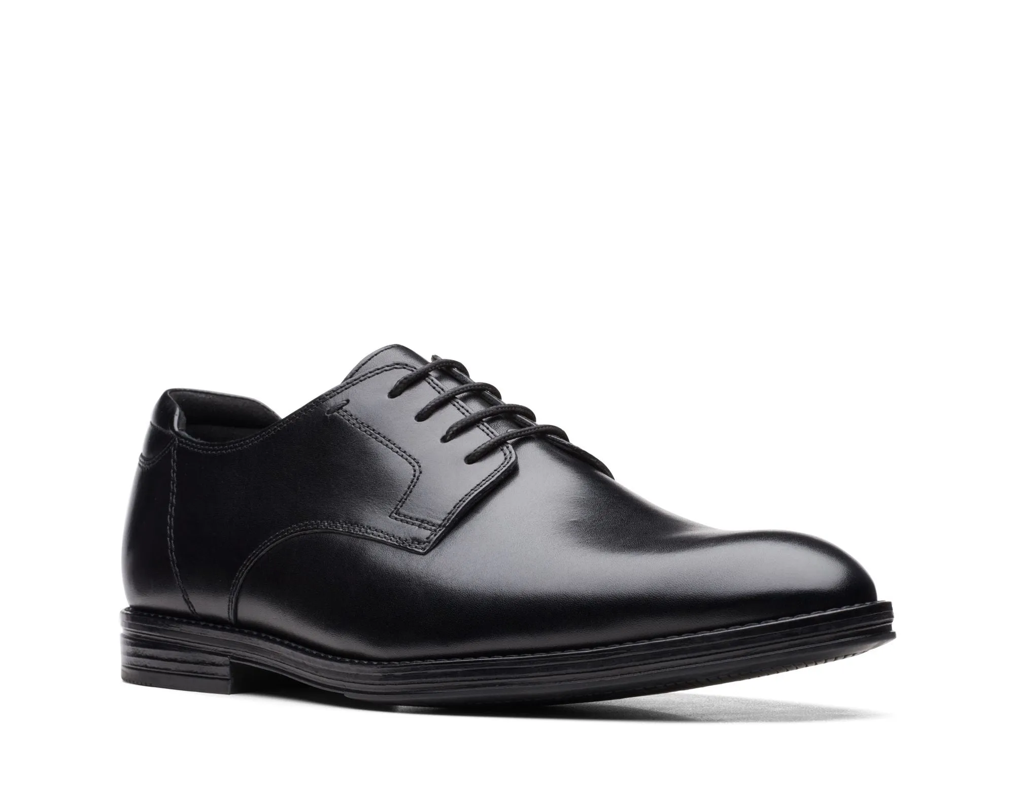 Clarks Citi Stride Walk Black Leather