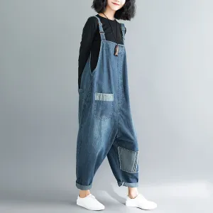 Classic Denim Plus Size Overalls