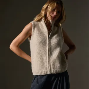 Cloud Knit Vest - Snow