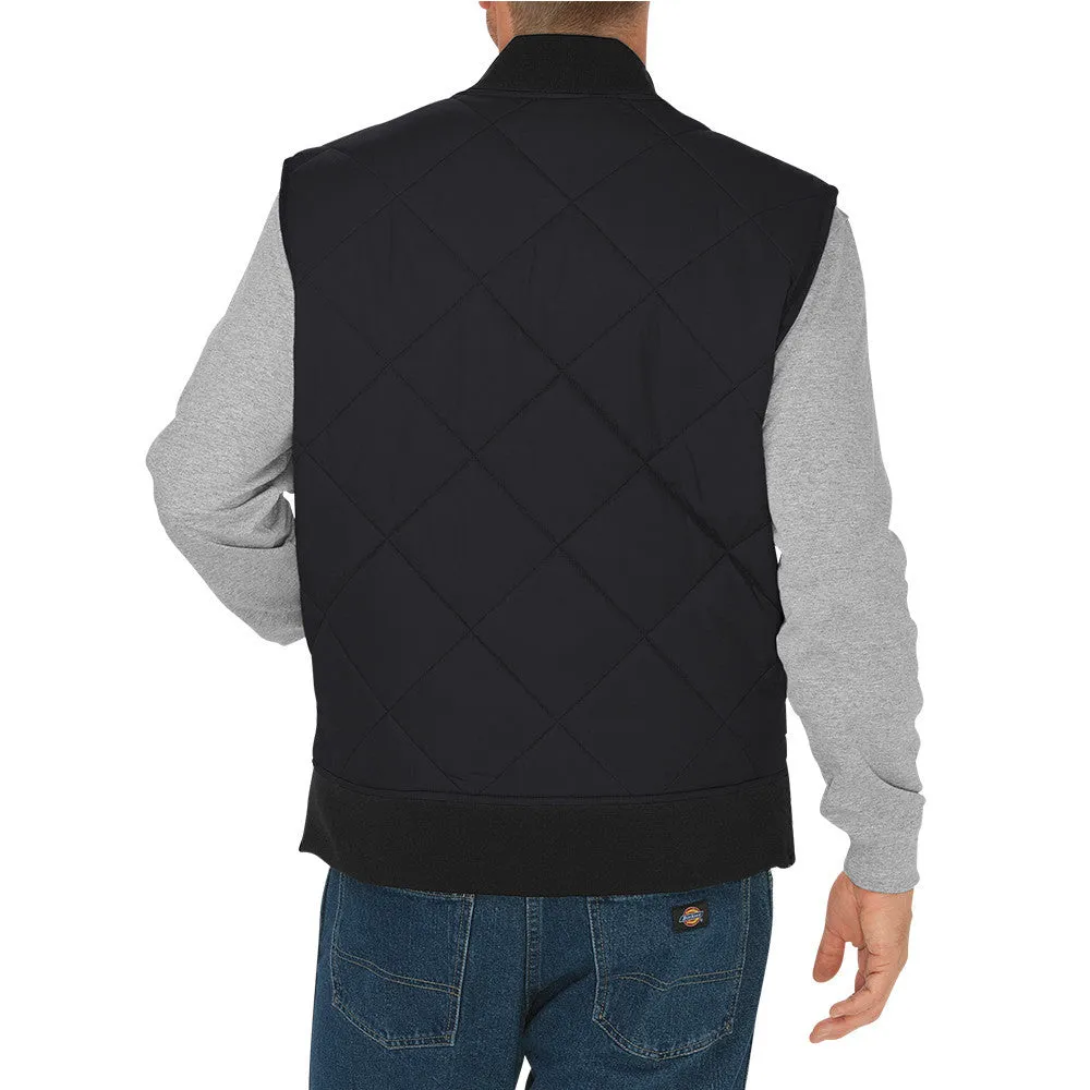 Dickies Diamond Quilted Nylon Work Vest A877MBLK