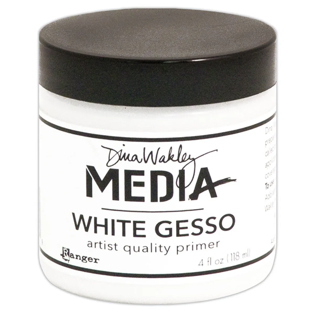 Dina Wakley Media - Gesso - White - 118ml Jar