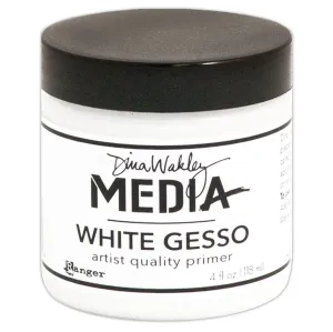 Dina Wakley Media - Gesso - White - 118ml Jar