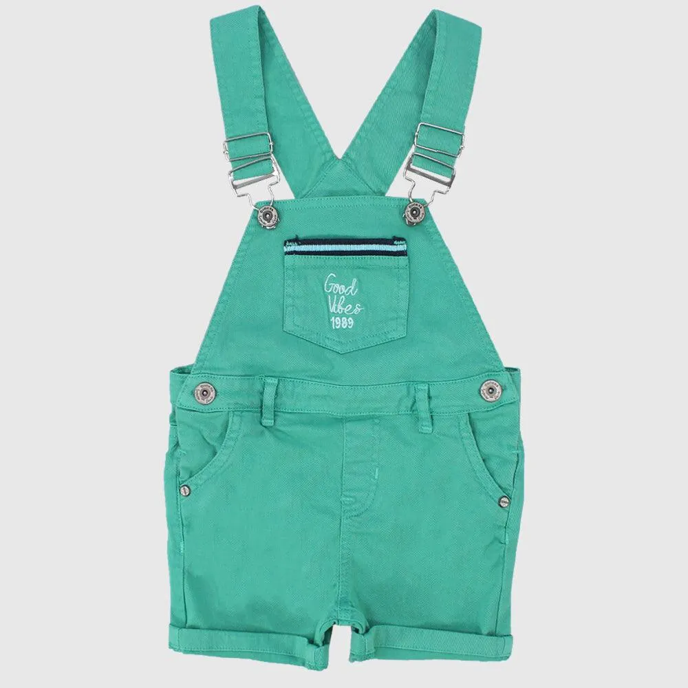 Gabardine Short Overall