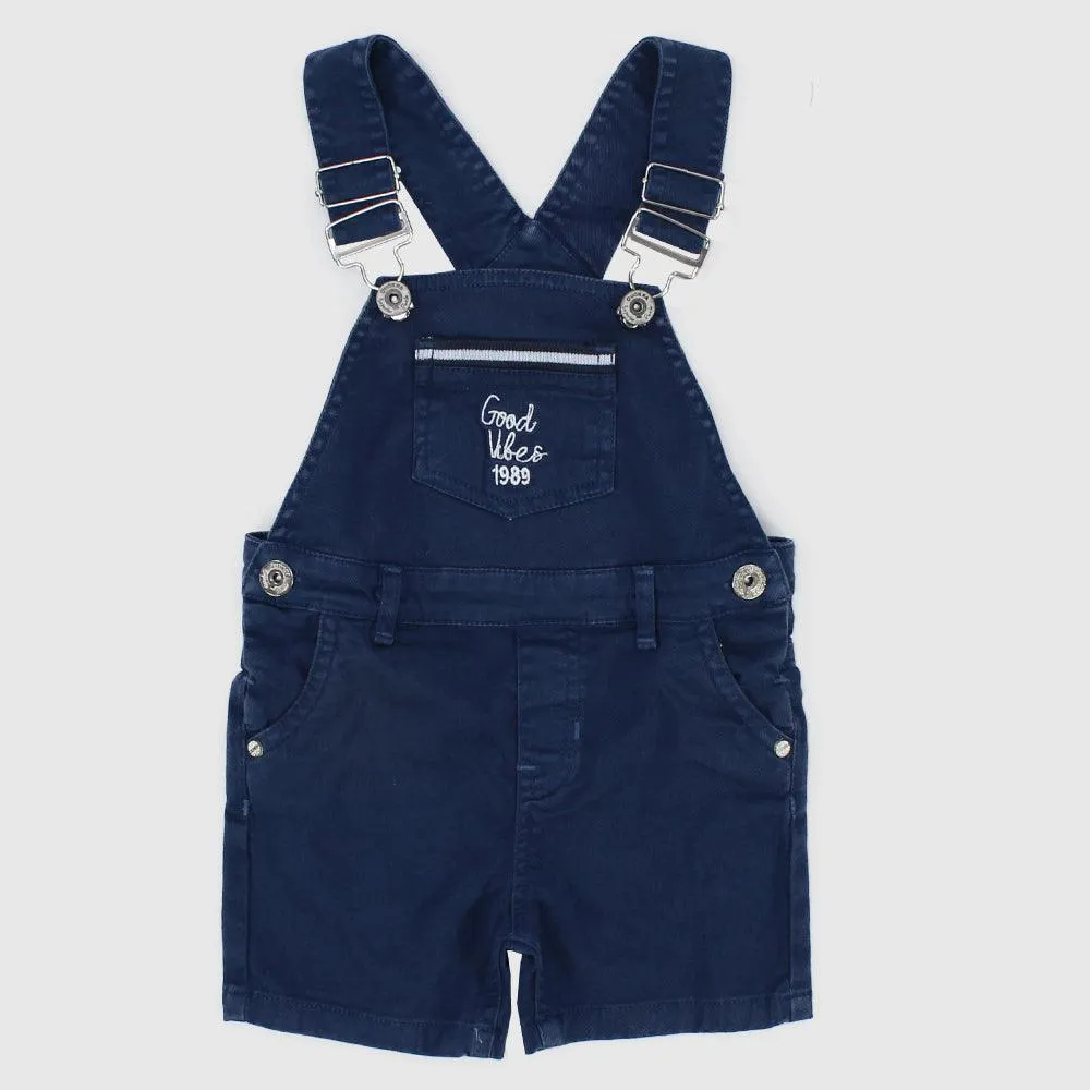 Gabardine Short Overall