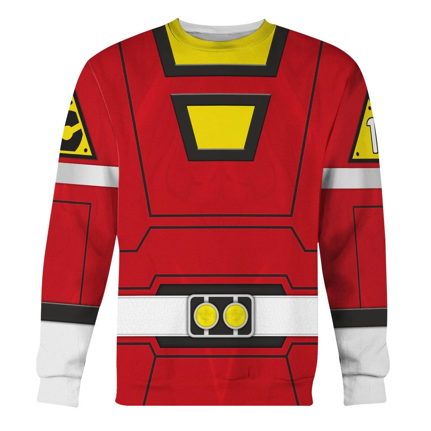 Gearhomie Red Power Rangers Turbo Hoodies Sweatshirt T-shirt Hawaiian Tracksuit