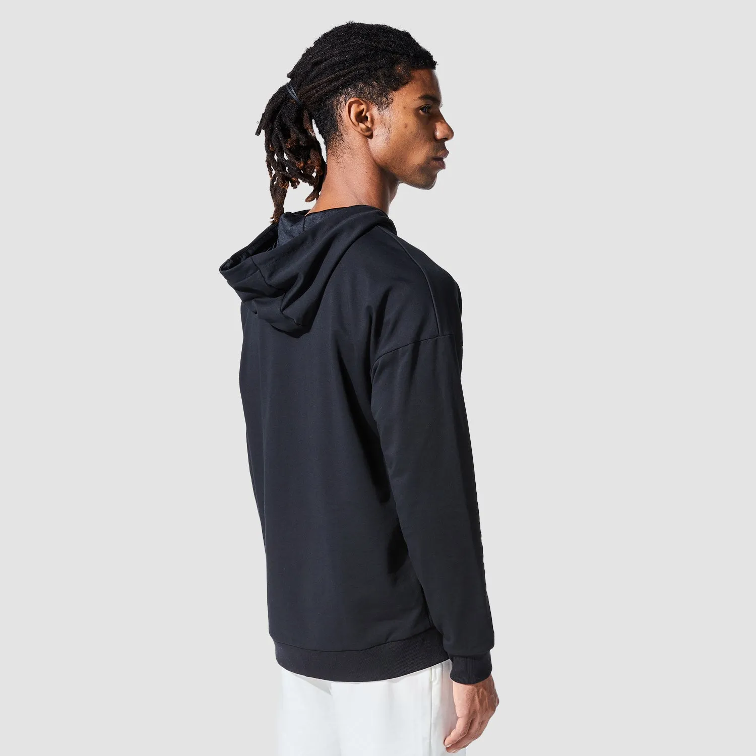 Graphic Wordmark Hoodie - Black