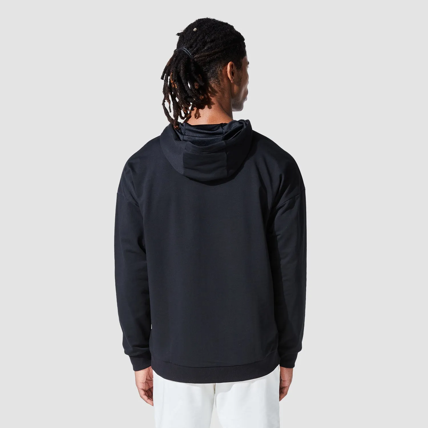 Graphic Wordmark Hoodie - Black