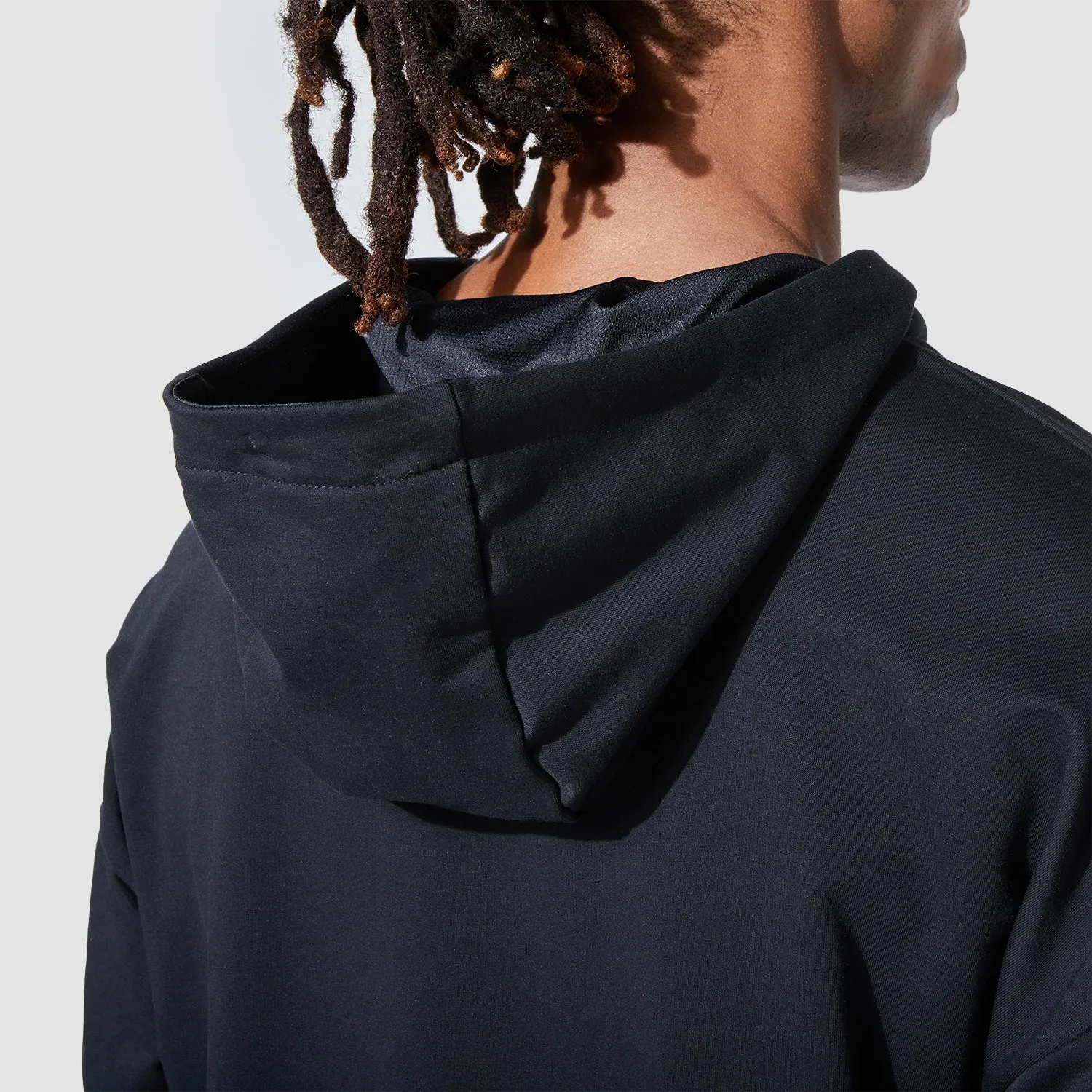 Graphic Wordmark Hoodie - Black