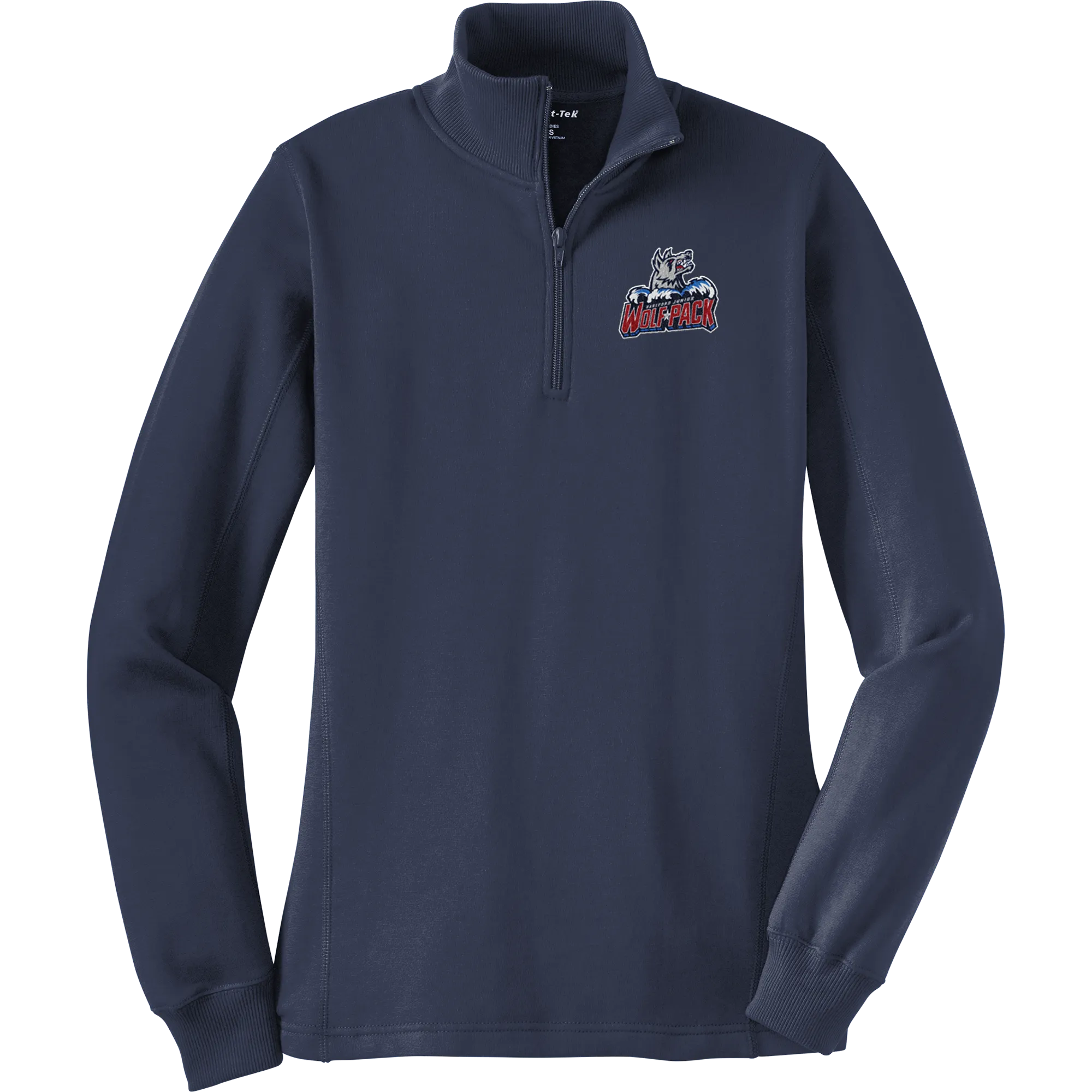 Hartford Jr. Wolfpack Ladies 1/4-Zip Sweatshirt