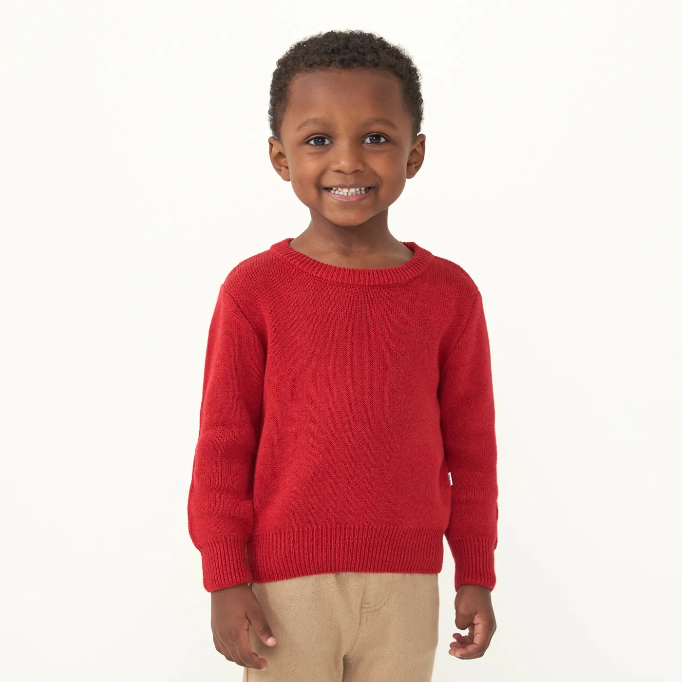 Holiday Red Knit Sweater