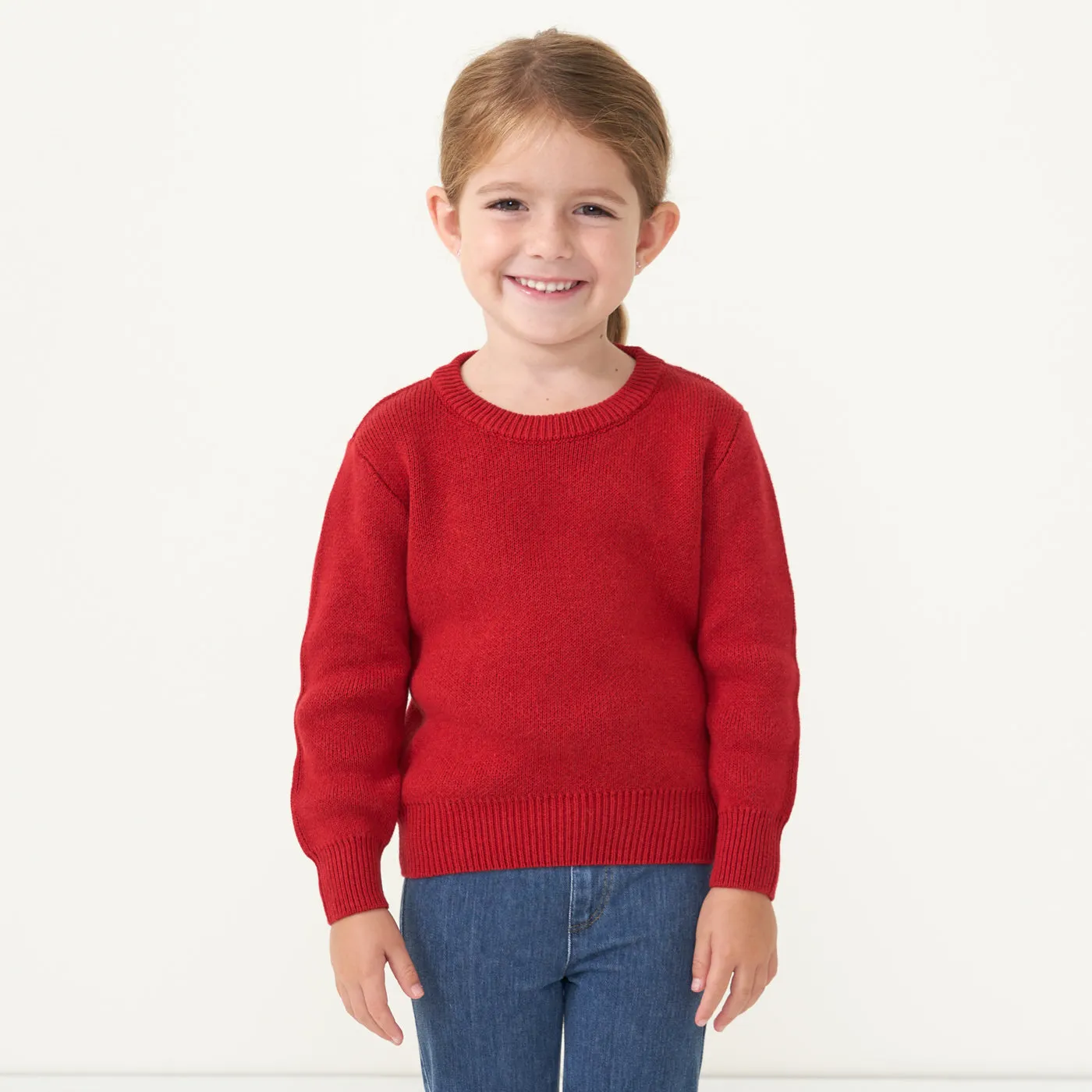 Holiday Red Knit Sweater