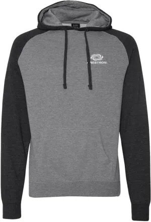 Independent Trading Co. Raglan Hooded Sweatshirt 