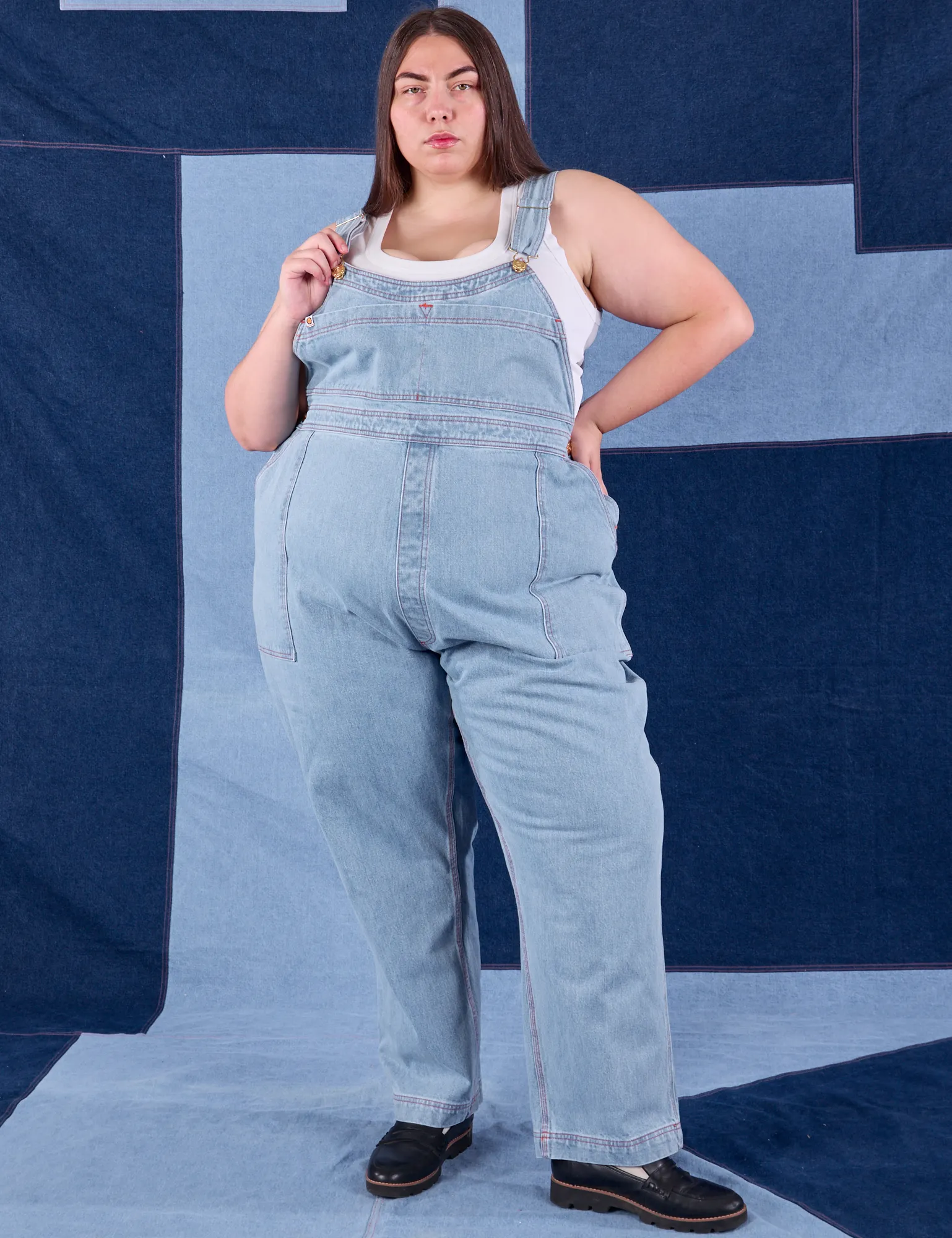 Indigo Denim Original Overalls - Light Wash