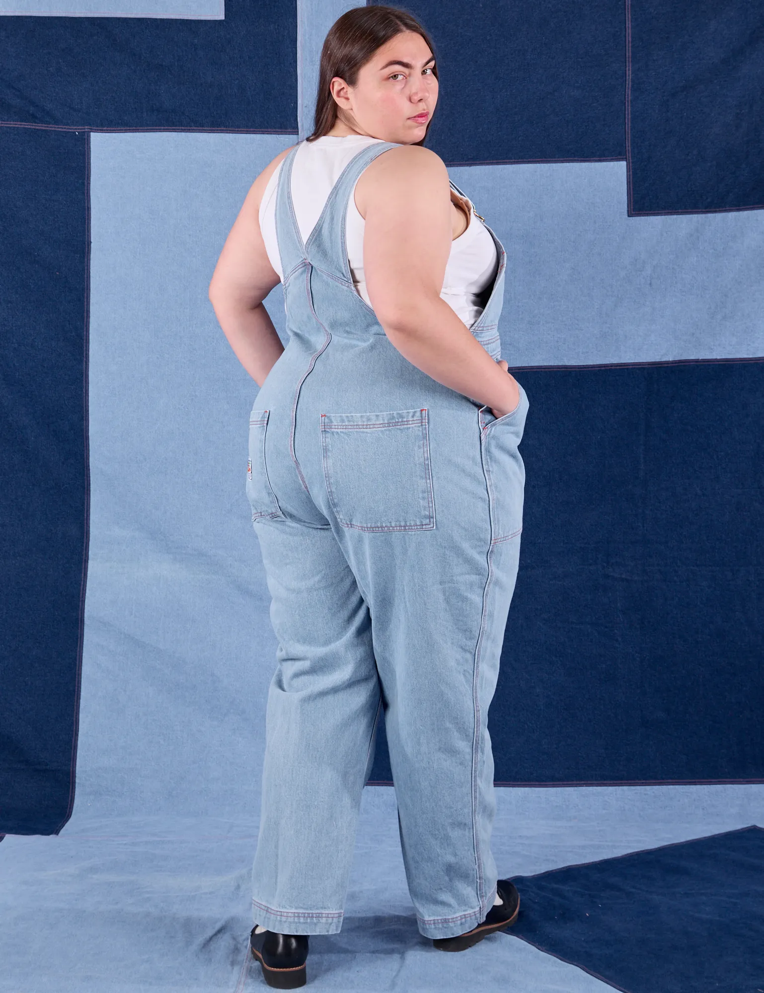 Indigo Denim Original Overalls - Light Wash