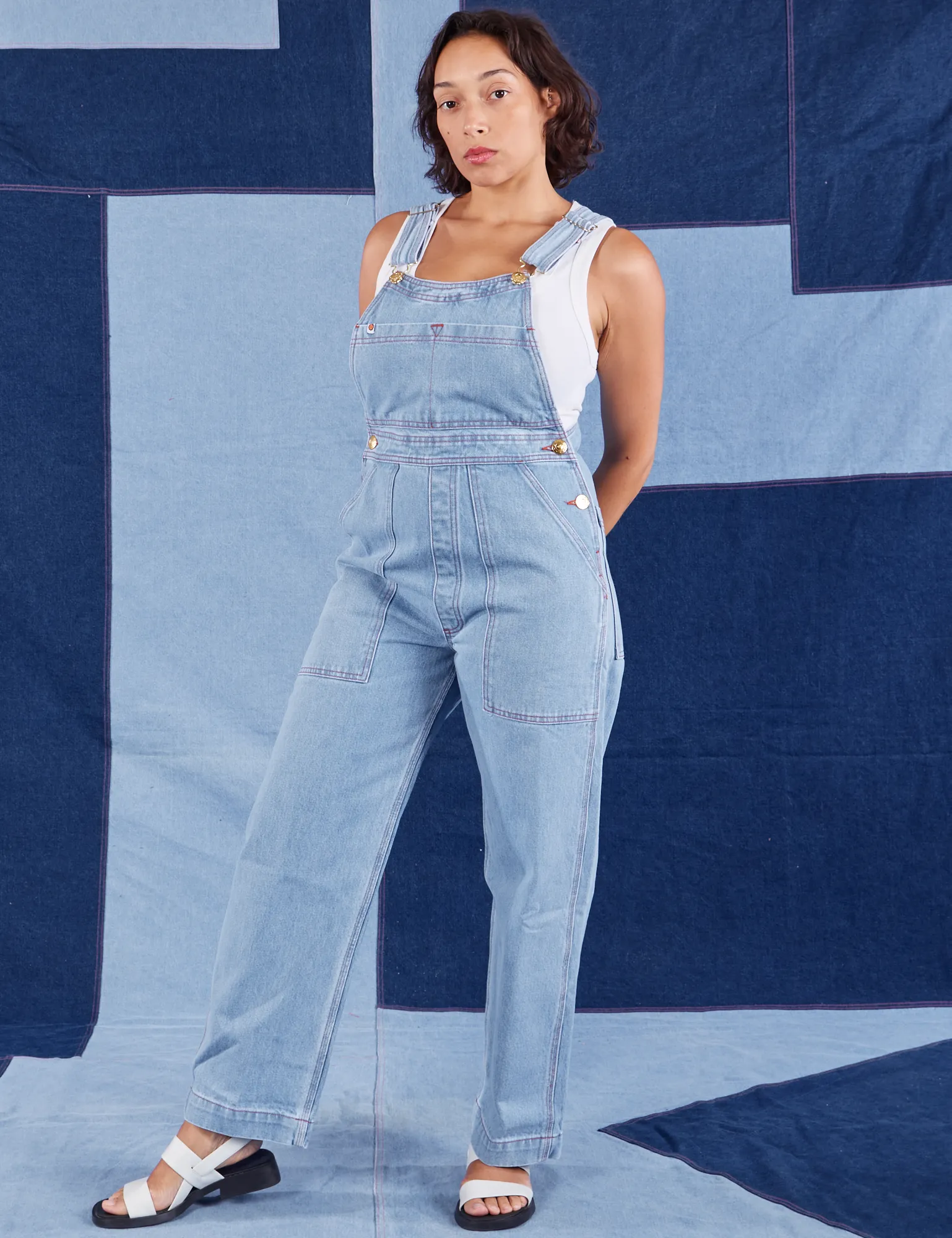 Indigo Denim Original Overalls - Light Wash