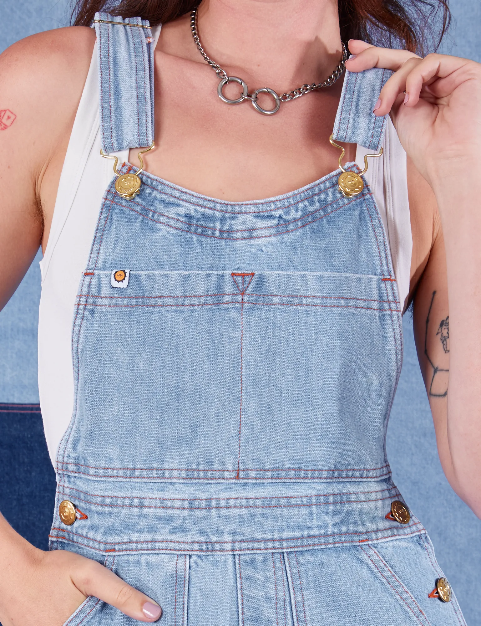 Indigo Denim Original Overalls - Light Wash