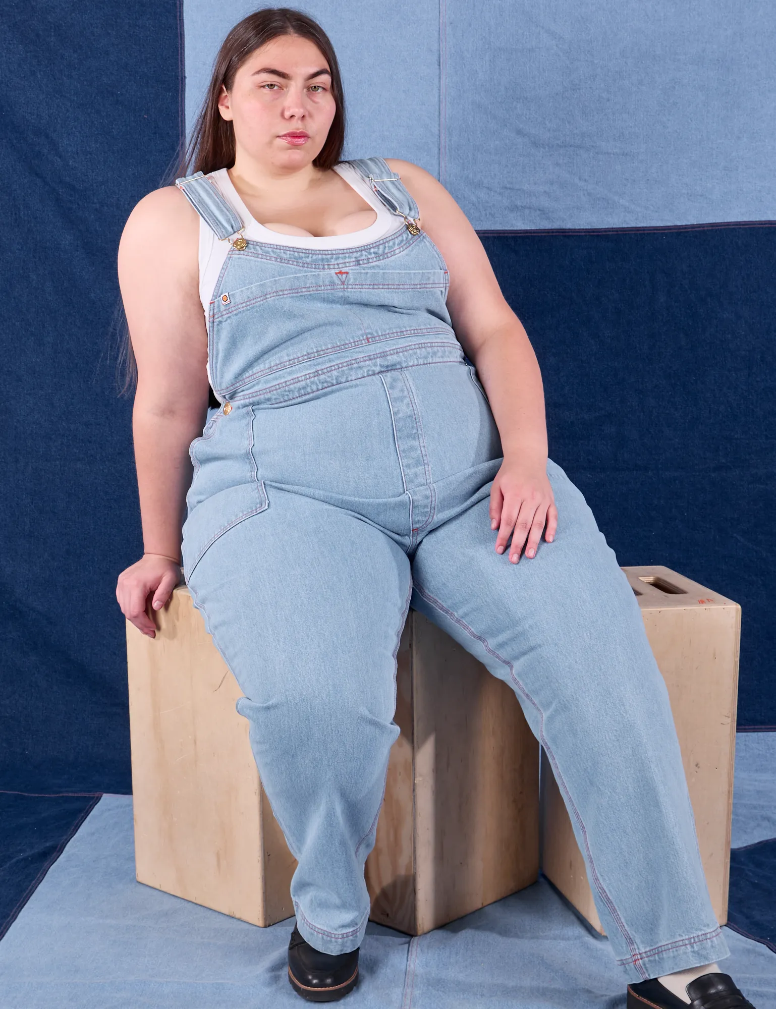 Indigo Denim Original Overalls - Light Wash