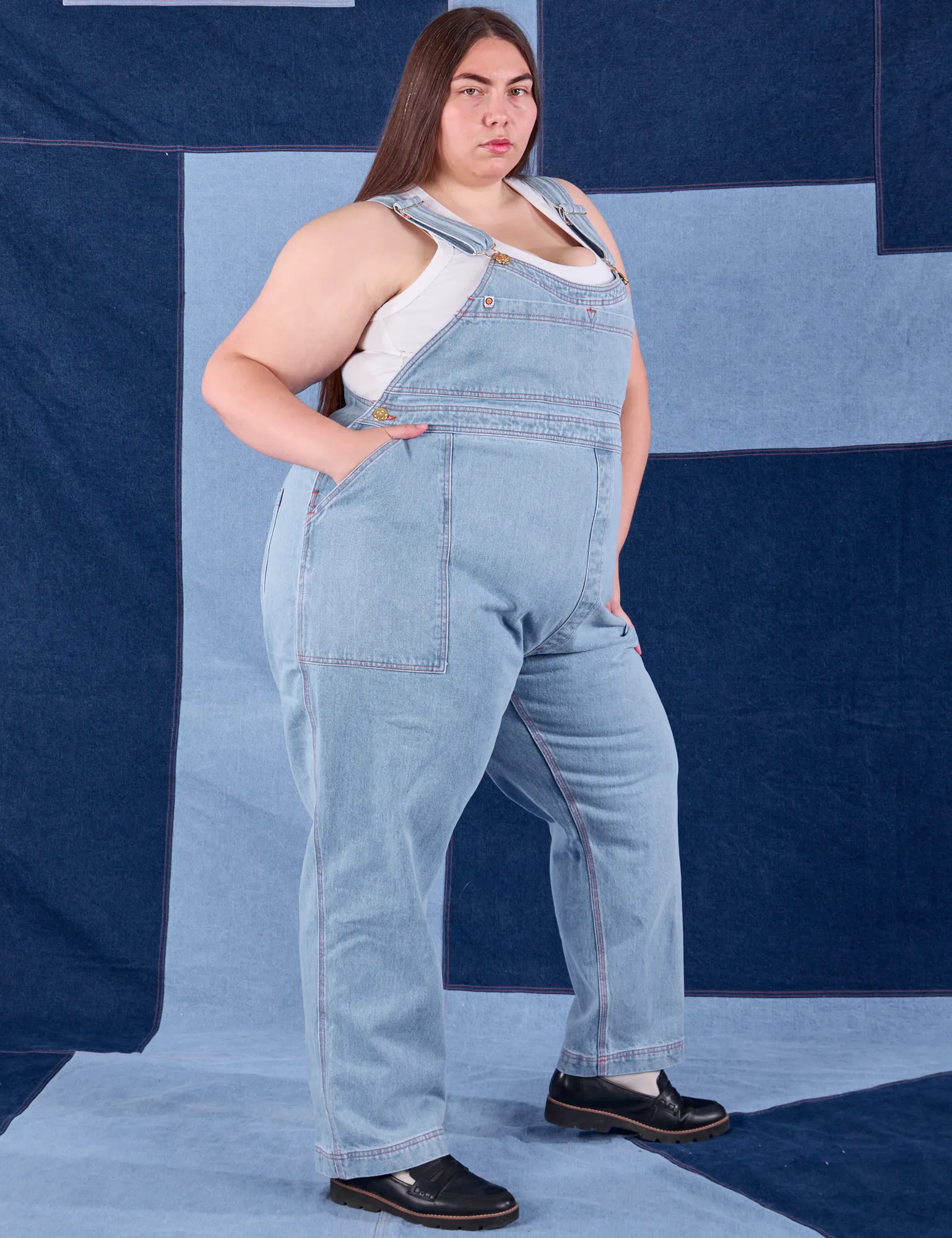 Indigo Denim Original Overalls - Light Wash