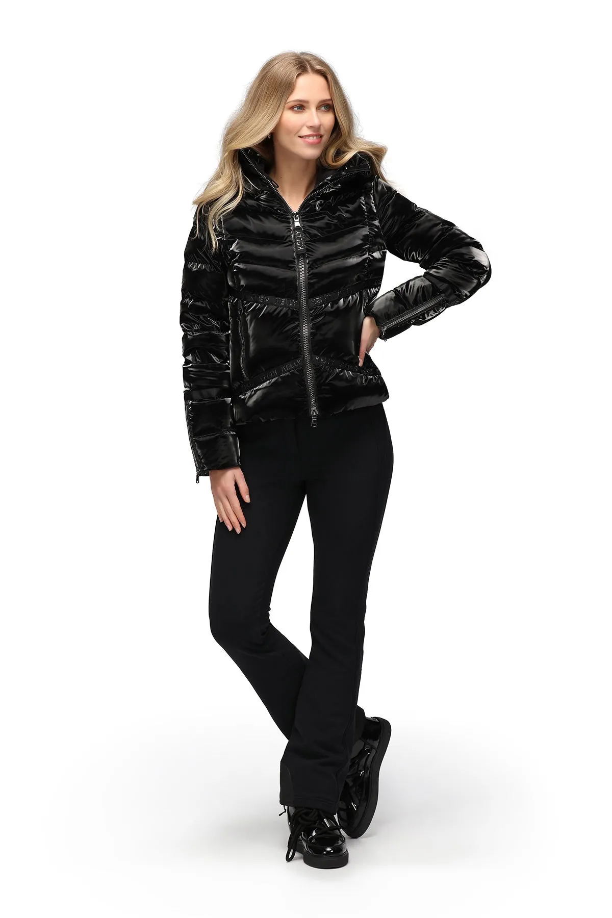 Kelly by Sissy Colorado Black Downfilled Ski Jacket