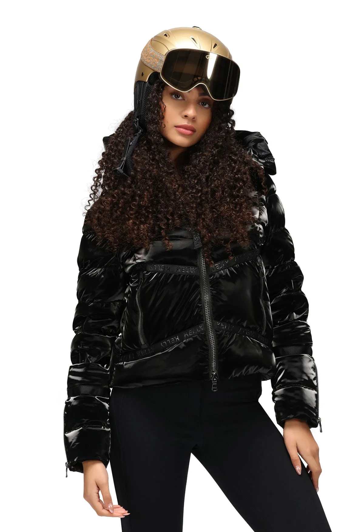 Kelly by Sissy Colorado Black Downfilled Ski Jacket