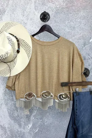 LBL COWBOY HAT CROP - TAN