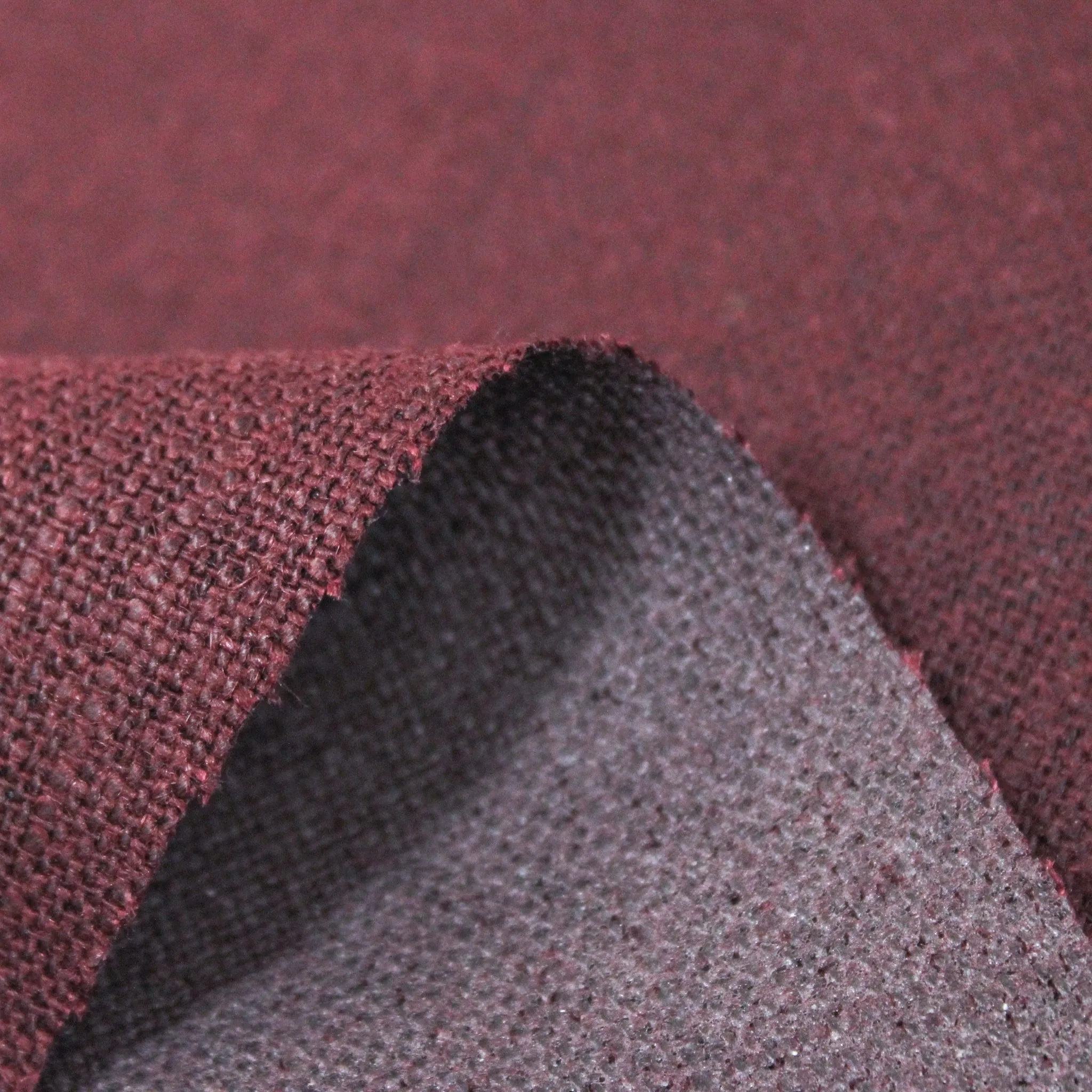 MAROON COATED LINEN