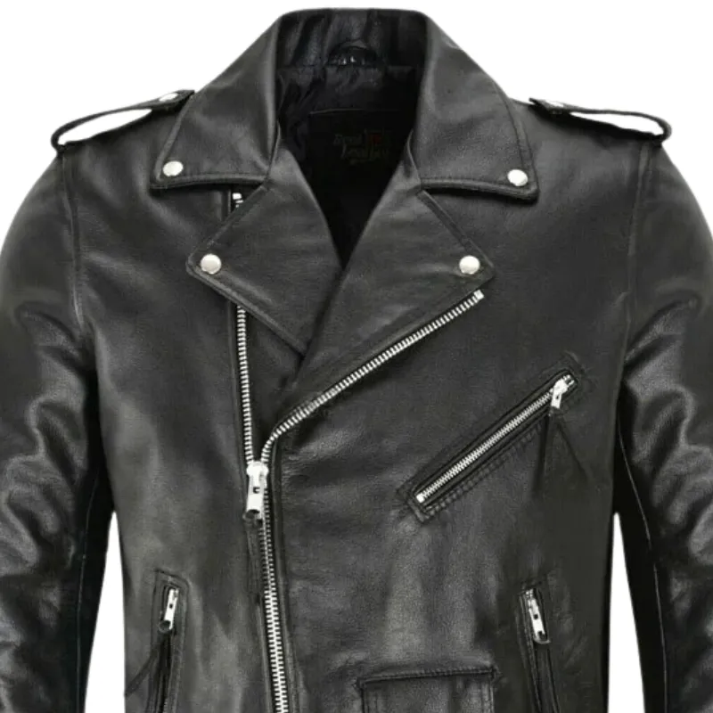 Men's Punk Style Faux Leather Jacket, All-Season