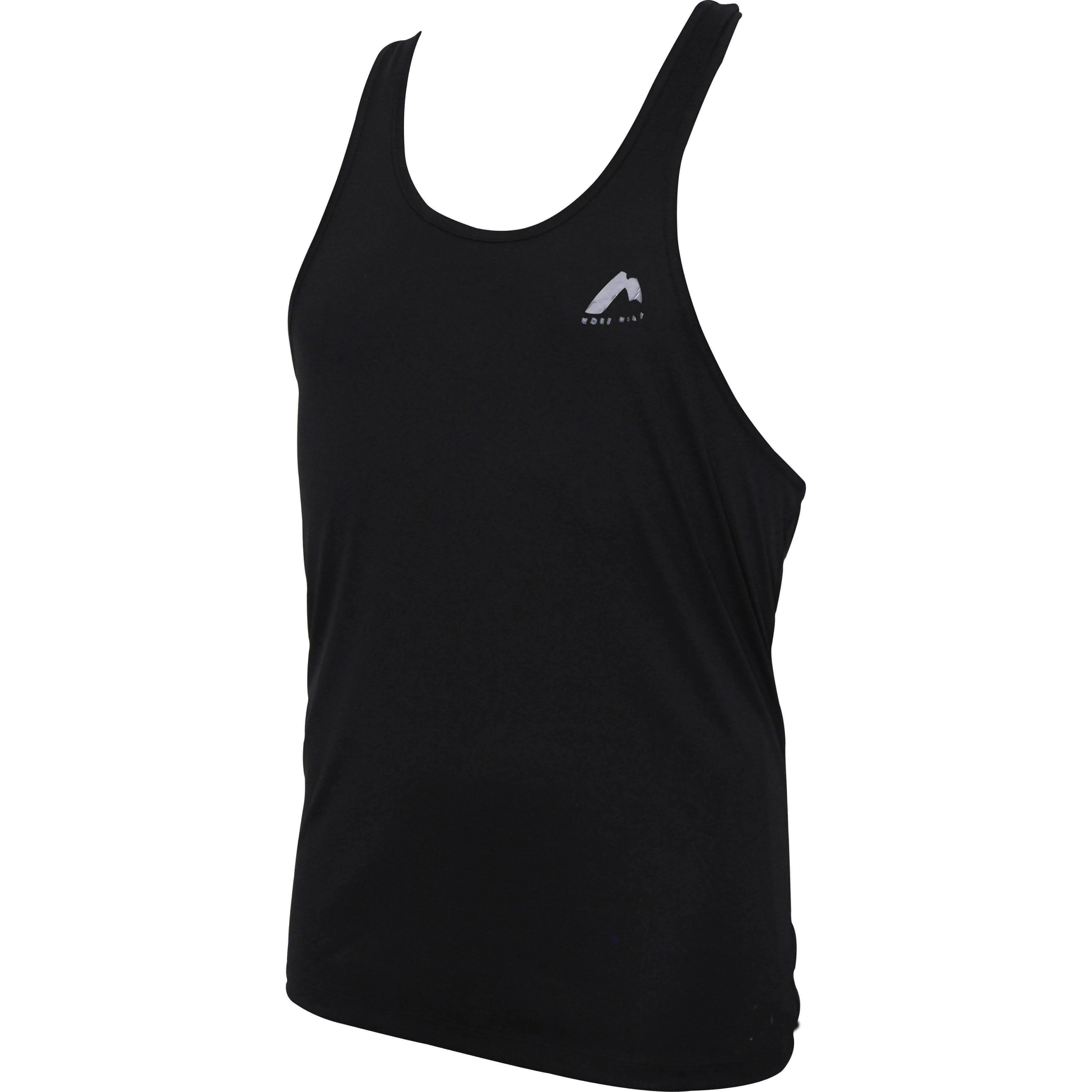 More Mile Muscle Mens Fitness Vest - Black