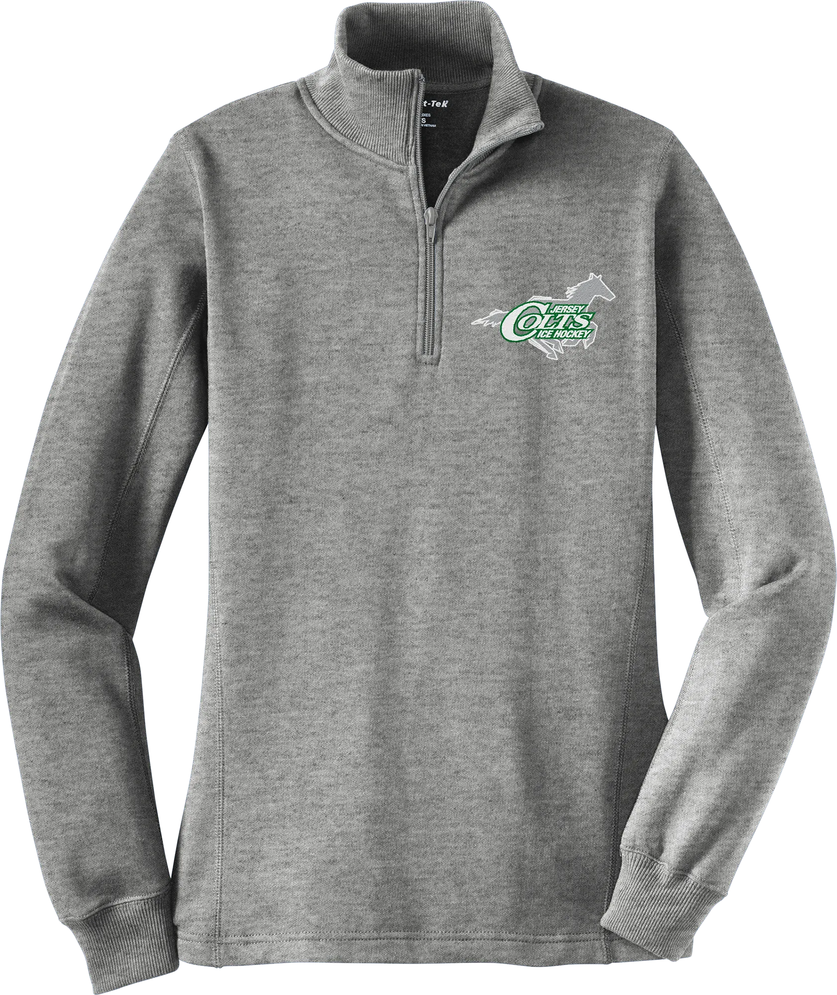 NJ Colts Ladies 1/4-Zip Sweatshirt