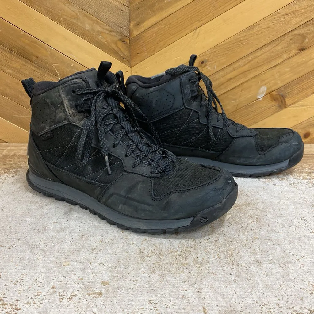 Oboz - Men's Bozeman Insulated Waterproof Hiking Boots - MSRP $200: Black-men-M8