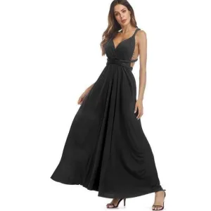 Plus Size - Infinity Convertible Wonder Dress,  20 Colors Summer Maxi Party Dresses Multiway Swing Dress  Wrap Dress (US 8 - 18 W)