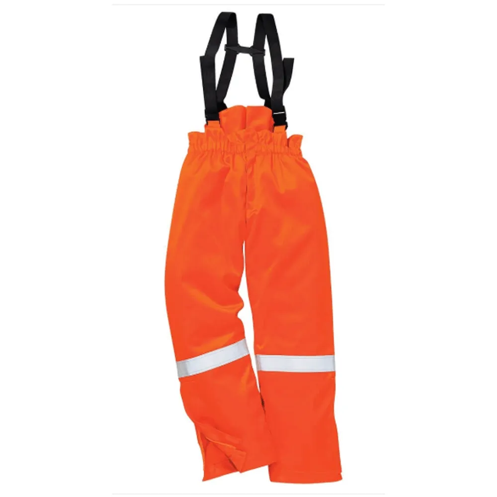 Portwest AF83 Araflame Hi-Vis Flame Retardant Bib & Brace Various Colours