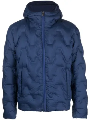 reversible hooded padded jacket