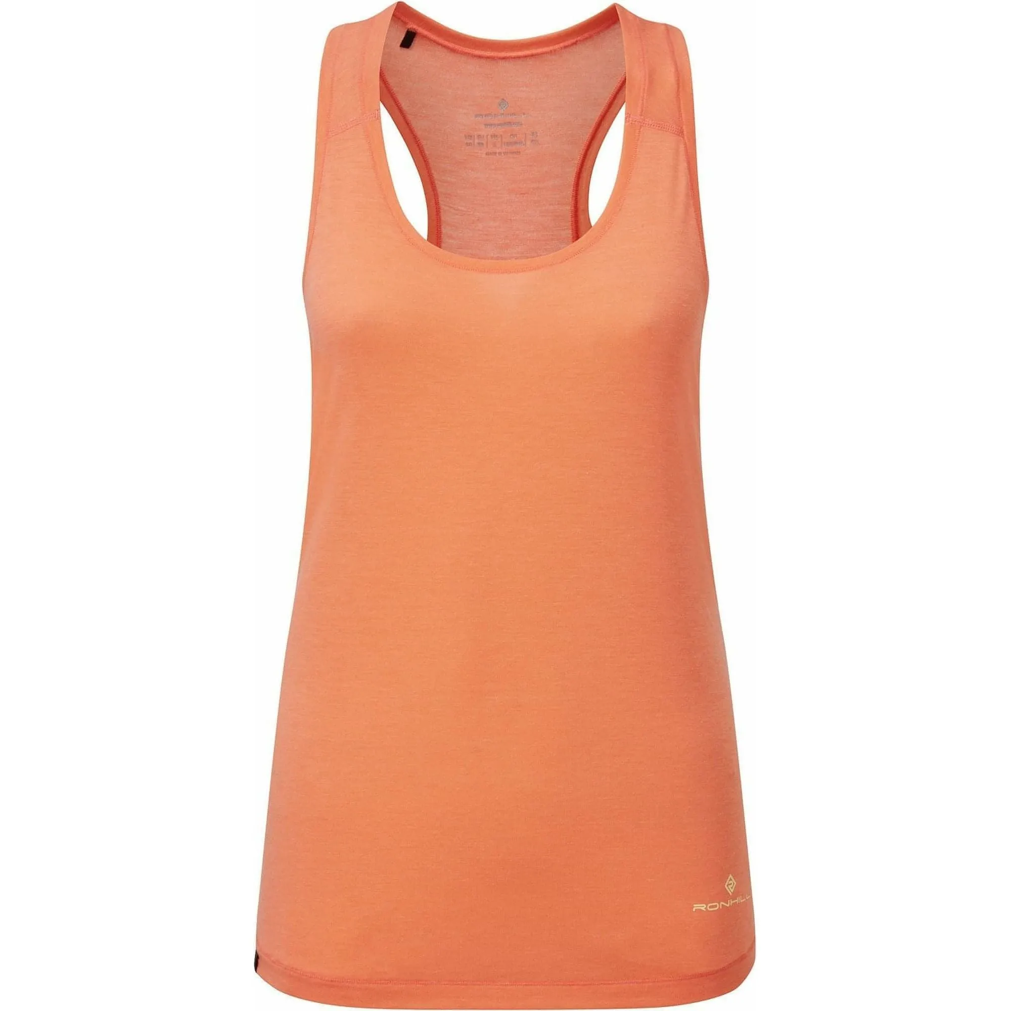 Ronhill Life Tencel Womens Running Vest Tank Top - Orange