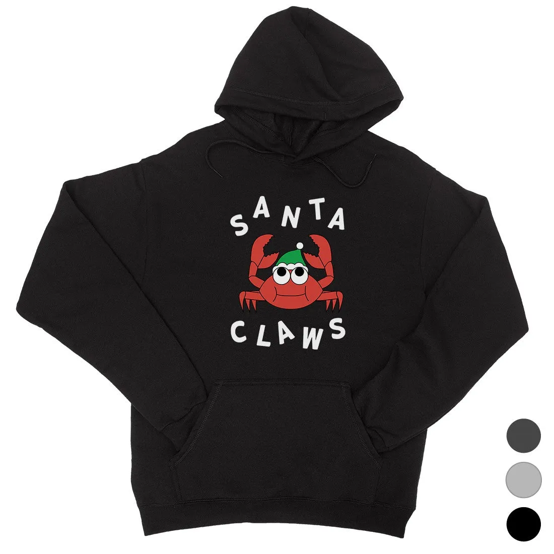 Santa Claws Crab Unisex Pullover Hoodie