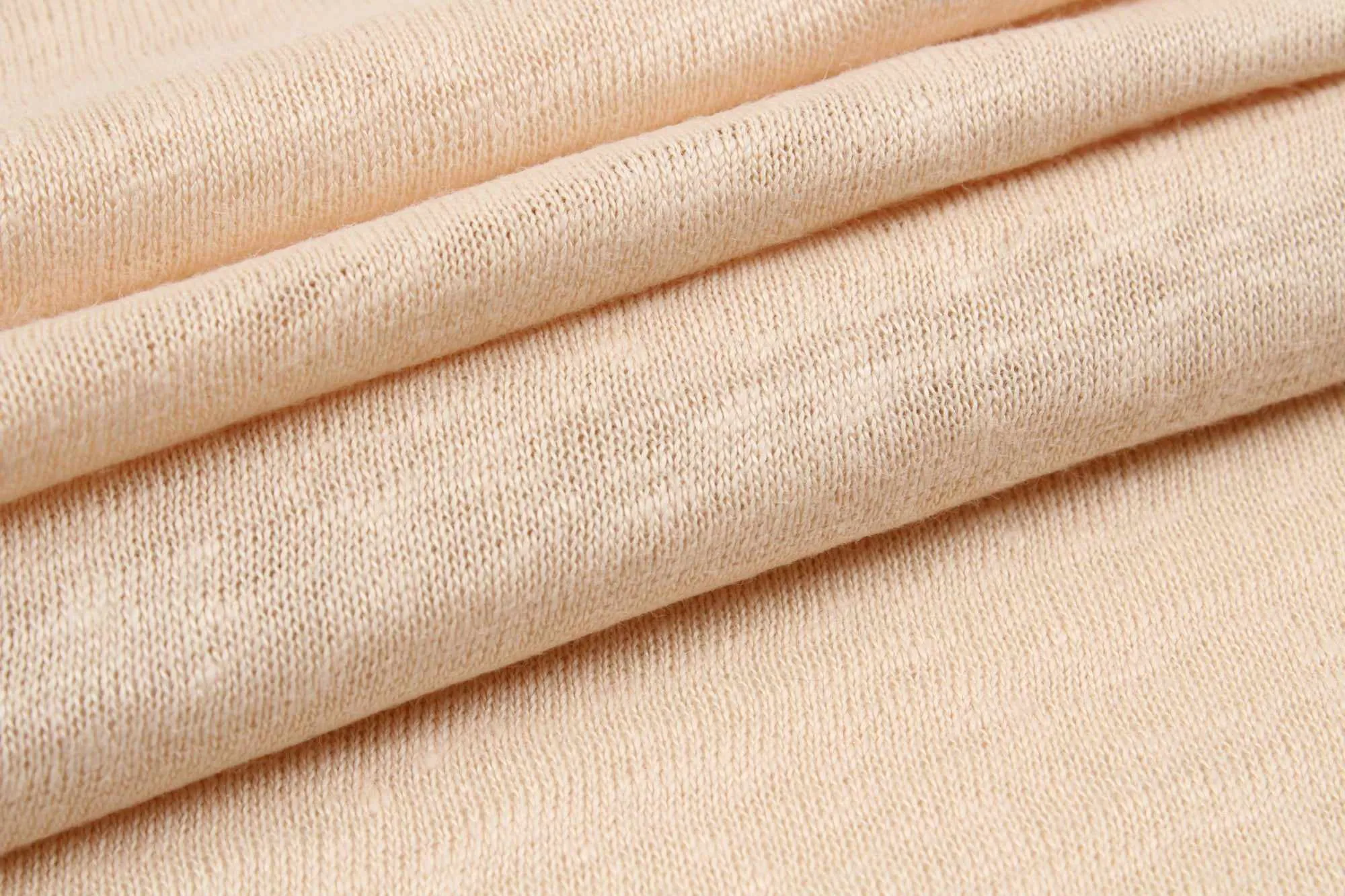 Soft Linen Single Jersey - Shifting Sand 14-1210 TCX