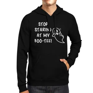 Stop Staring At My Boo-Tee Ghost Black Hoodie