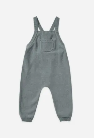 The Knit Overalls by Quincy Mae - Basil - BABY