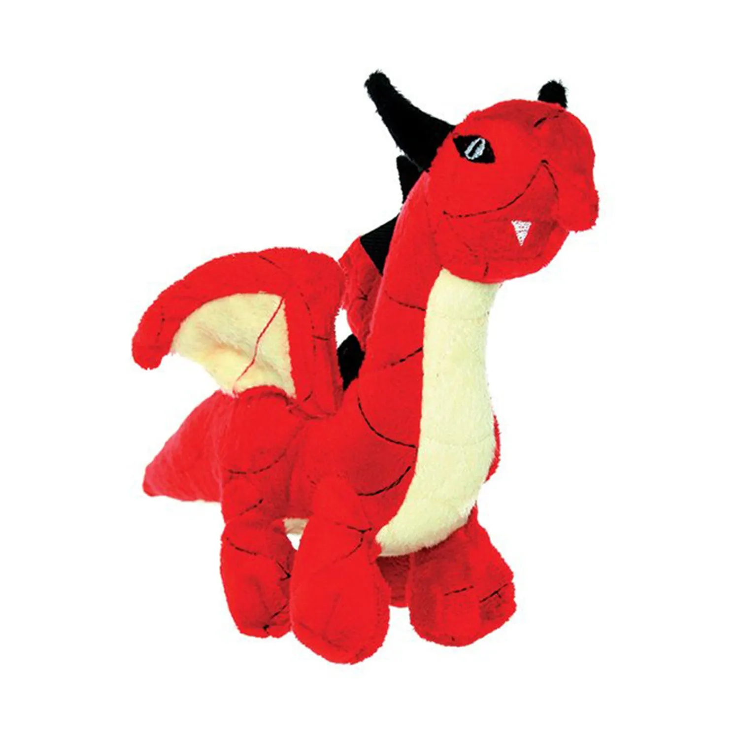 Tuffy MIGHTY Toy Jr Dragon Red Dog Toy