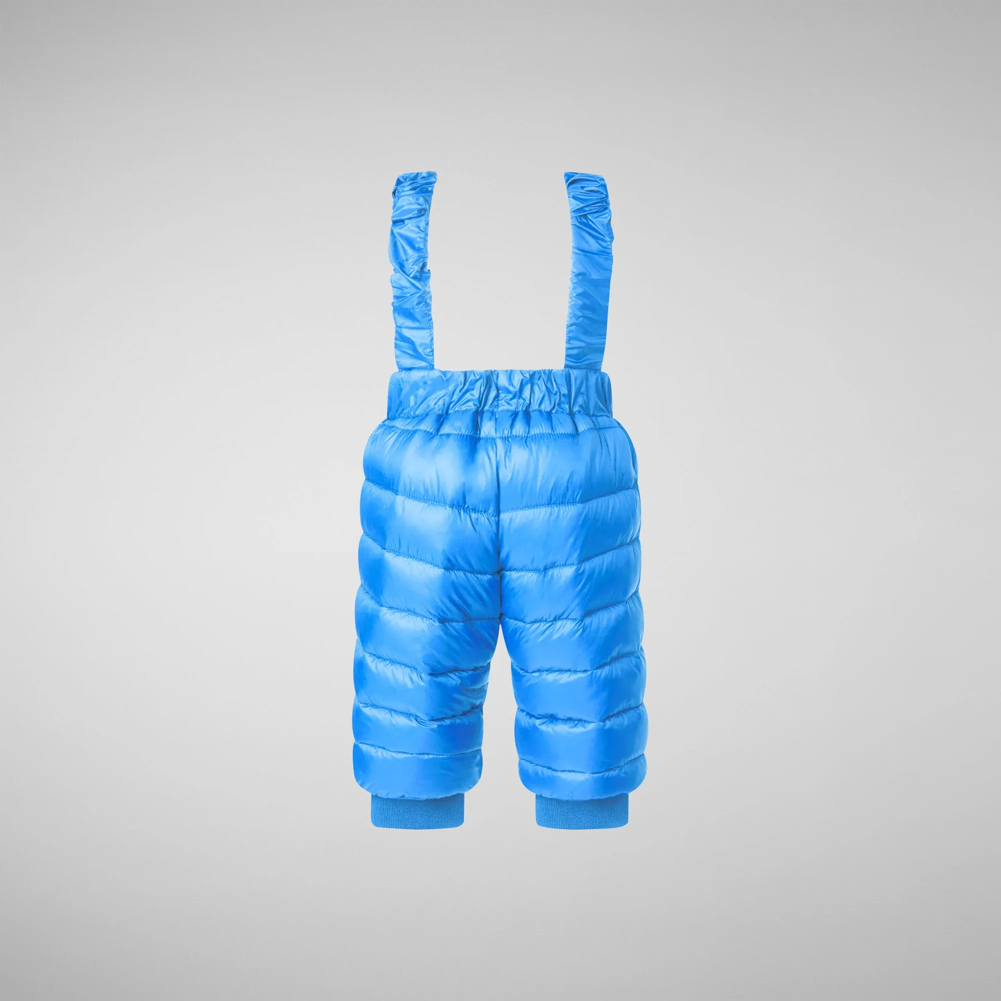 Unisex kids' baby overalls Juni in cerulean blue