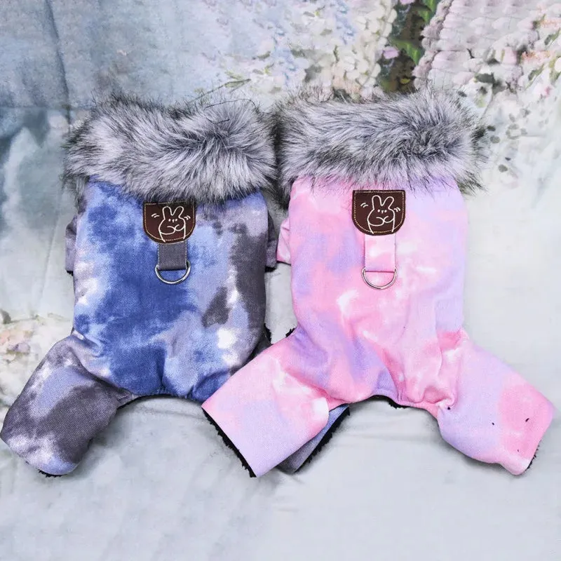 Winter Coat For Puppy Dog Jumpsuit Winter Dog Clothes Warm Thicken Coat Hoodies Clothing for Small Dogs Chihuahua Yorkies Schnauzer