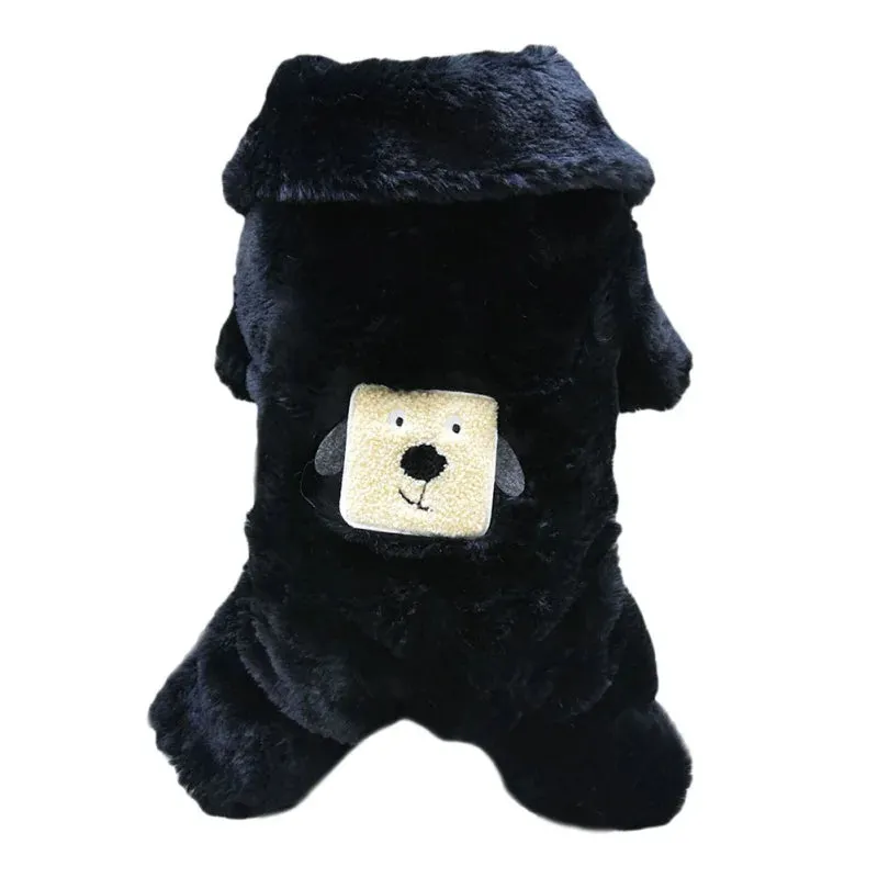 Winter Coat For Puppy Dog Jumpsuit Winter Dog Clothes Warm Thicken Coat Hoodies Clothing for Small Dogs Chihuahua Yorkies Schnauzer