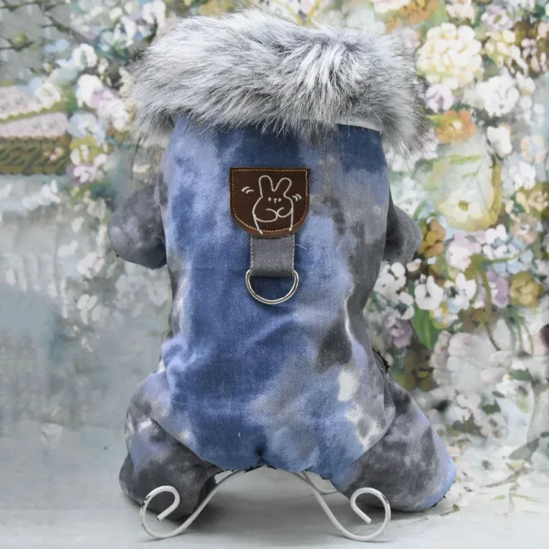 Winter Coat For Puppy Dog Jumpsuit Winter Dog Clothes Warm Thicken Coat Hoodies Clothing for Small Dogs Chihuahua Yorkies Schnauzer